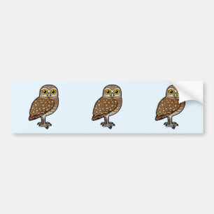 Autocollant De Voiture Birdorable creusant le hibou
