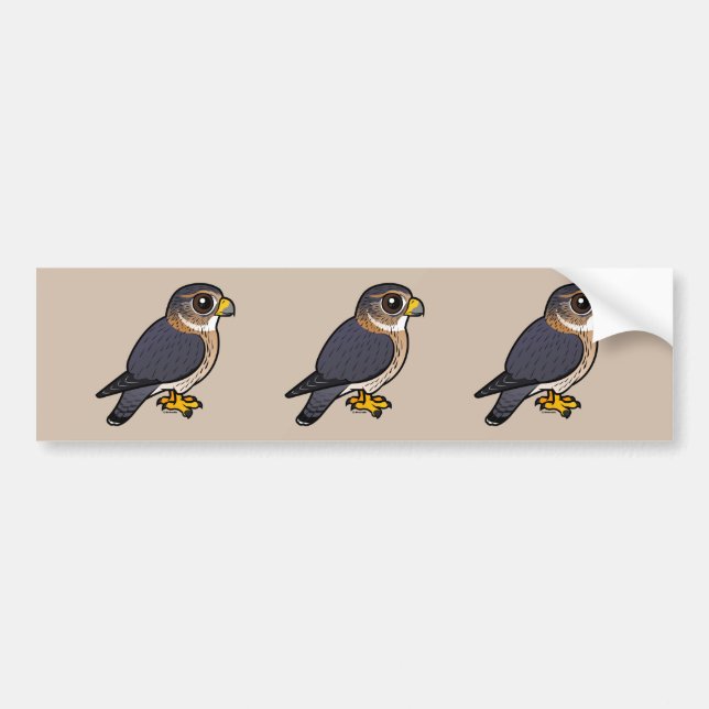 Autocollant De Voiture Birdorable MERLIN (Devant)