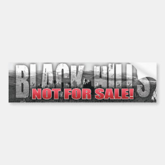 Autocollant De Voiture Black Hills pas pour l'adhésif pour pare-chocs de