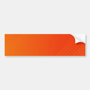 AUTOCOLLANT DE VOITURE BLANK CRÉER VOTRE PROPRE BÂTIMENT ORANGE BUMPER