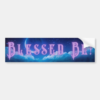 Autocollant De Voiture Blessed Be Bumper Sticker avec logo