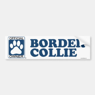 Autocollant De Voiture Bleu de border collie