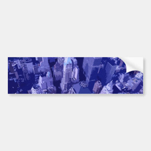 Autocollant De Voiture Bleu New York