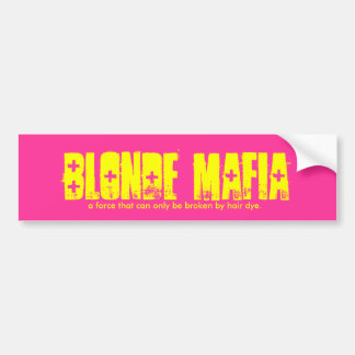 AUTOCOLLANT DE VOITURE BLONDE MAFIA