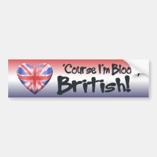 Autocollant De Voiture Bloody les Anglais