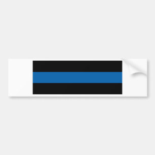 Autocollant De Voiture Blue Line mince