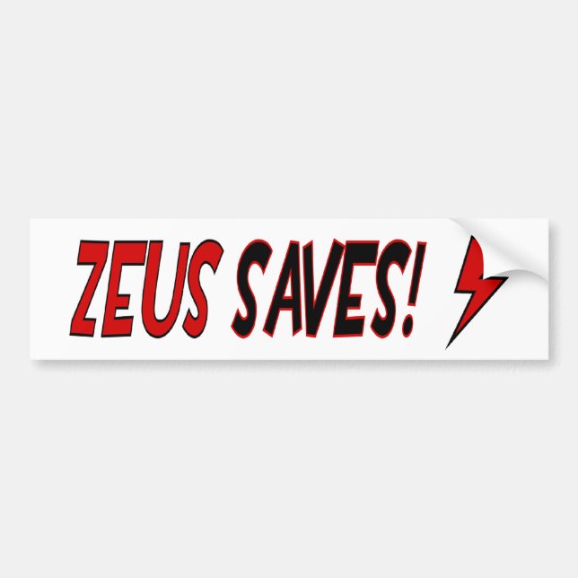Autocollant De Voiture BMP Zeus économise ! ! ! (Devant)