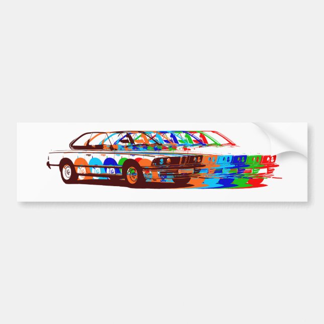 Autocollant De Voiture BMW FullColors (Devant)