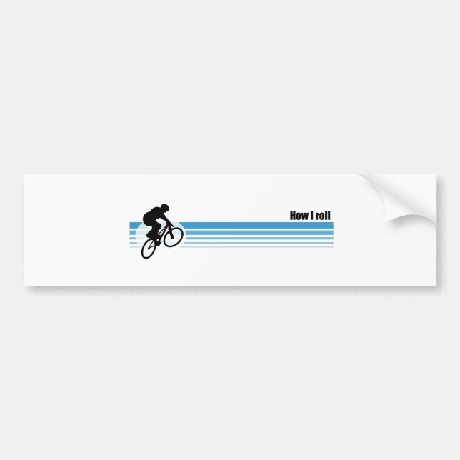 Autocollant De Voiture BMX - Comment je roule (Devant)