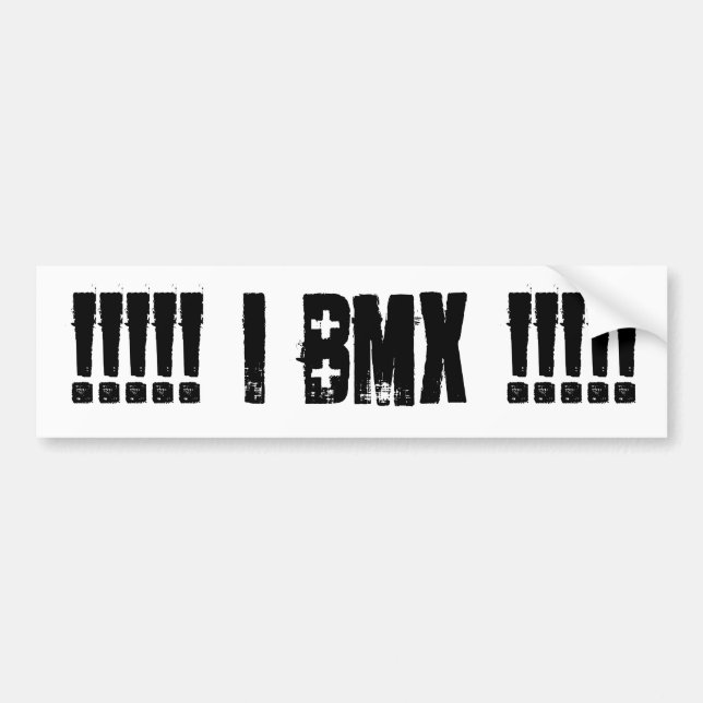 Autocollant De Voiture ! ! ! ! ! bmx i ! ! ! ! ! (Devant)