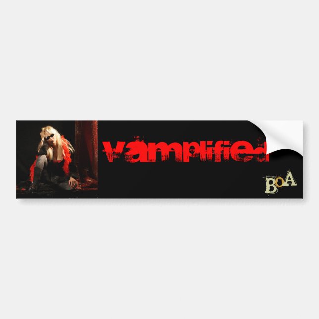 Autocollant De Voiture Boa de Vamplified (Devant)