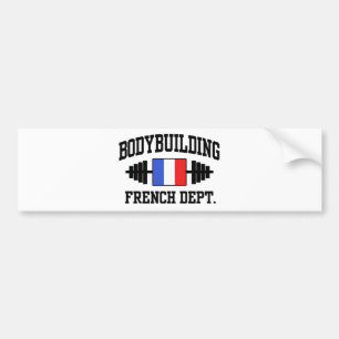 Autocollant De Voiture Bodybuilder français