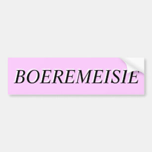 AUTOCOLLANT DE VOITURE BOEREMEISIE