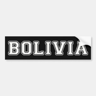 Autocollant De Voiture Bolivie