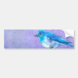 Autocollant De Voiture Bonheur d'oiseau bleu
