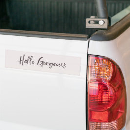 Autocollant De Voiture Bonjour Gorgey Good Karma
