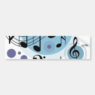 Autocollant De Voiture bonjour musique