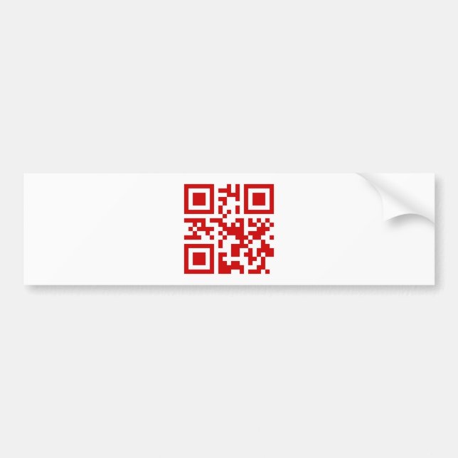 Autocollant De Voiture Bonne année ! — Code QR (Devant)