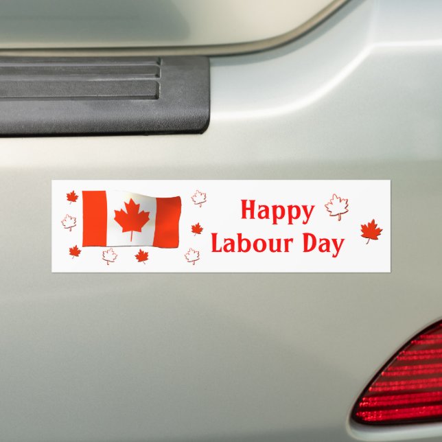 Autocollant De Voiture Bonne fête du travail (En voiture)