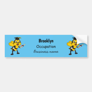 Autocollant De Voiture Bonne remise des diplômes des abeilles