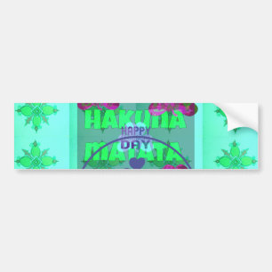 Autocollant De Voiture Bonne Saint Patrick's Day Hakuna Matata Art Print