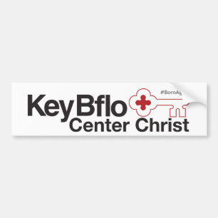 Autocollant De Voiture #BornAgainBflo central principal de Bflo le Christ