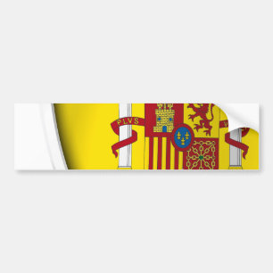 Autocollant De Voiture Bouclier de l'Espagne