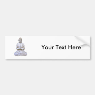 Autocollant De Voiture Bouddha assis ~ Bouddhisme bouddhiste