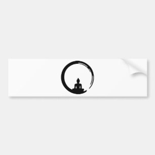 Autocollant De Voiture Bouddha silent