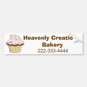 Autocollant De Voiture Boulangerie faite sur commande Bumpsticker