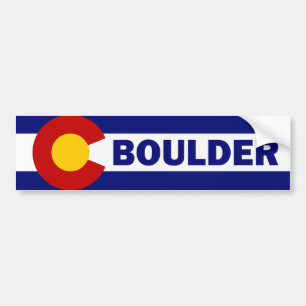 Autocollant De Voiture Boulder, le Colorado