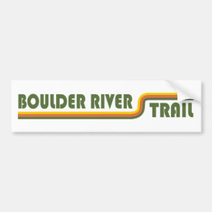 Autocollant De Voiture Boulder River Trail Washington