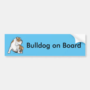 Autocollant De Voiture Bouledogue anglais