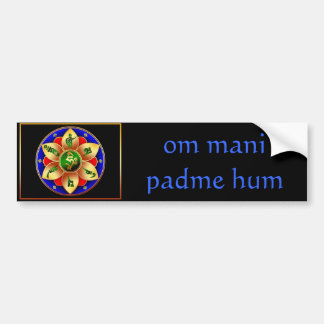Autocollant De Voiture Bourdonnement de l'OM Mani Padme