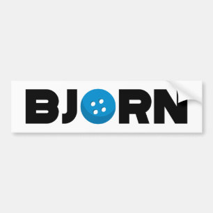 Autocollant De Voiture Bouton Bjorn