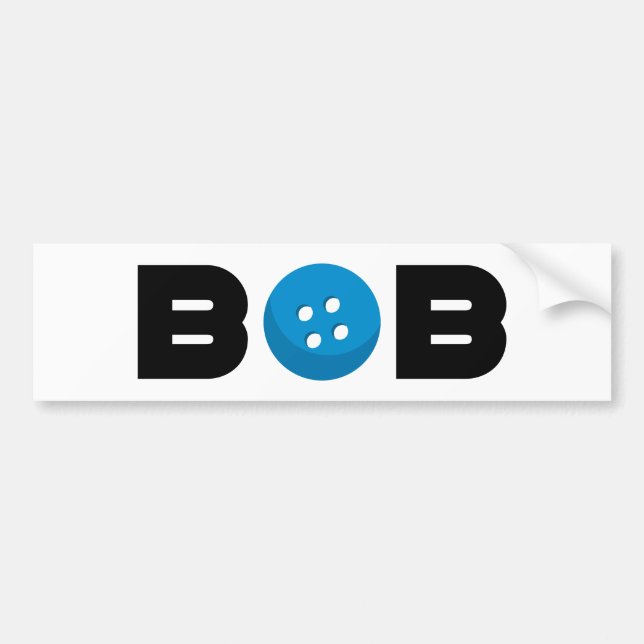 Autocollant De Voiture Bouton Bob (Devant)