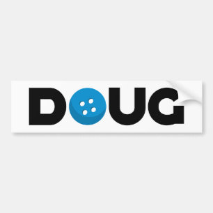 Autocollant De Voiture Bouton de pare-chocs Doug