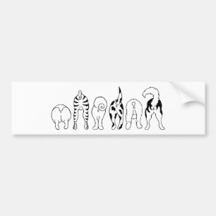 Autocollant De Voiture Boutons de chien