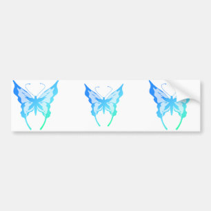 Autocollant De Voiture Boutterflies brillantes Bumper Sticker
