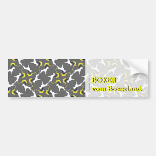 Autocollant De Voiture Boxerzüchter Aufkleber