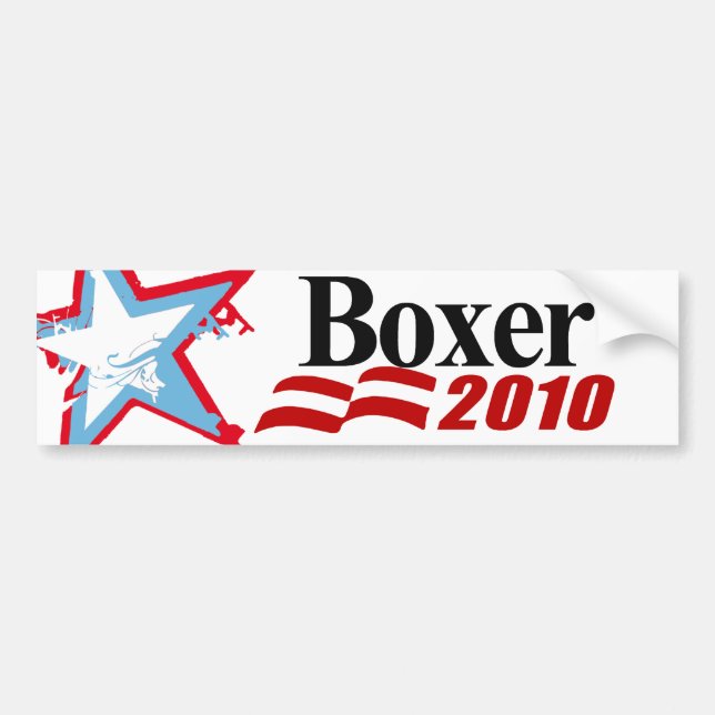 Autocollant De Voiture Boxeur (Devant)