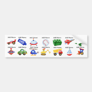 Autocollant De Voiture Boy Toys étanche Étiquettes de la Coupe Sippy