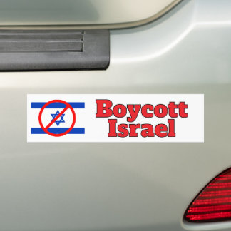 Autocollant De Voiture Boycott Israel