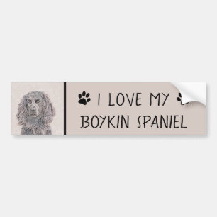 Autocollant De Voiture Boykin Peinture Espagnole - Cute Original Chien Ar