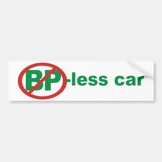 Autocollant De Voiture BP libèrent la voiture (Devant)