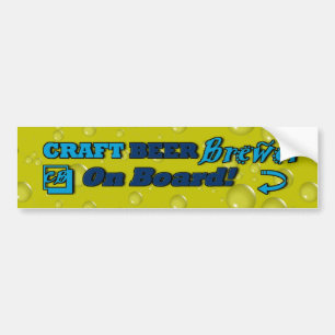 Autocollant De Voiture Brasseur De Bières Artisanale À Bord ! 4