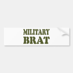 AUTOCOLLANT DE VOITURE BRAT MILITAIRE