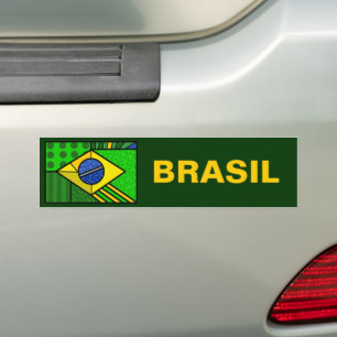 Autocollant De Voiture Brésil Brésil brésilien drapeau brésilien