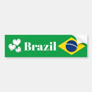 Autocollant De Voiture Brésil Pays