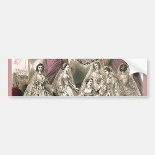 Autocollant De Voiture Brides victoriennes